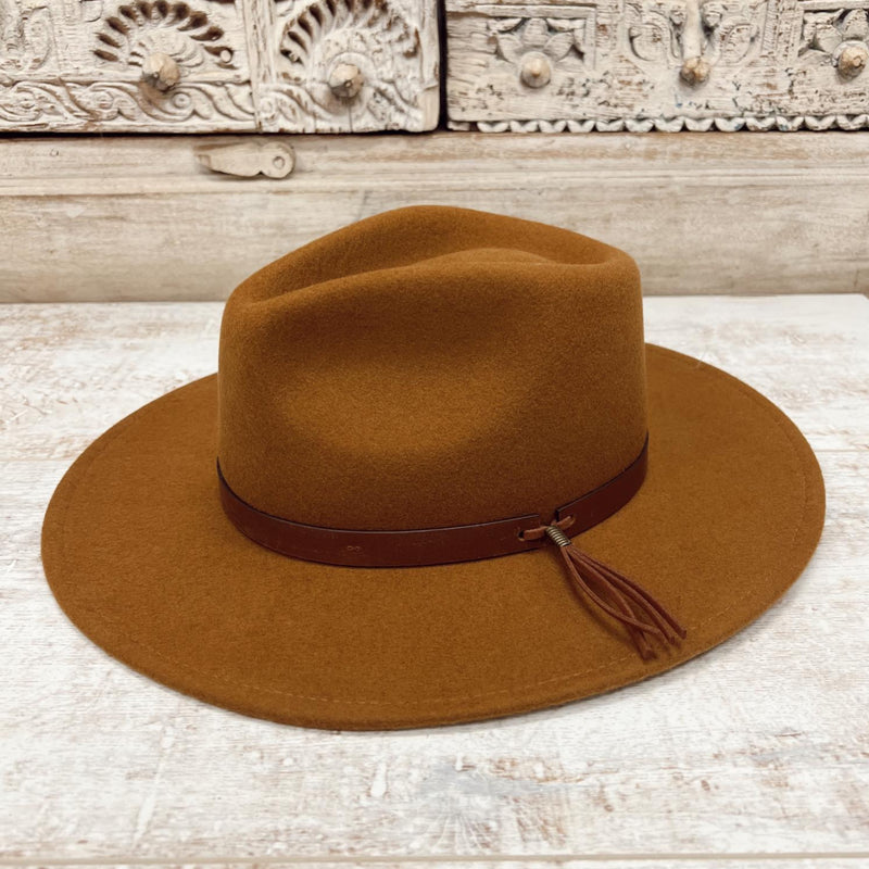 Ricki Panama Hat - Cinnamon