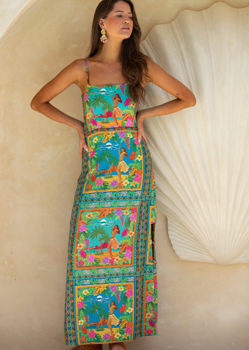 Aloha Maxi Dress - Tiki