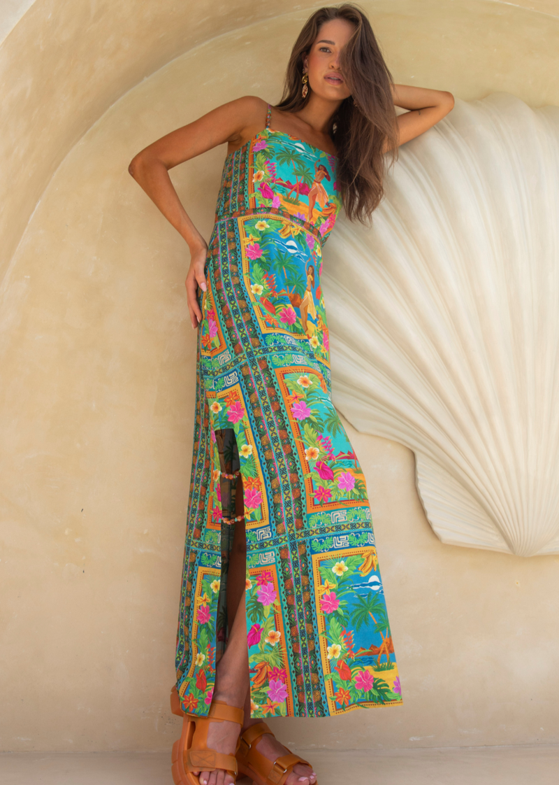 Aloha Maxi Dress - Tiki