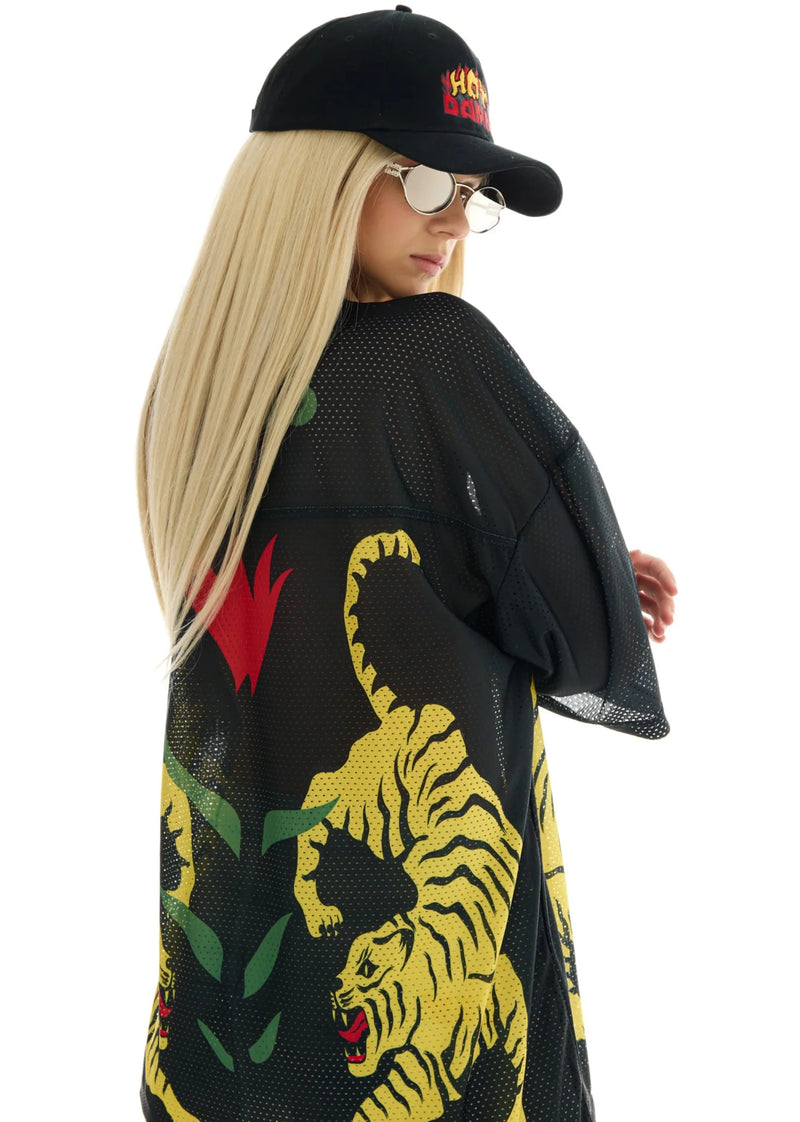 Crouching Tiger Football Jersey - Black