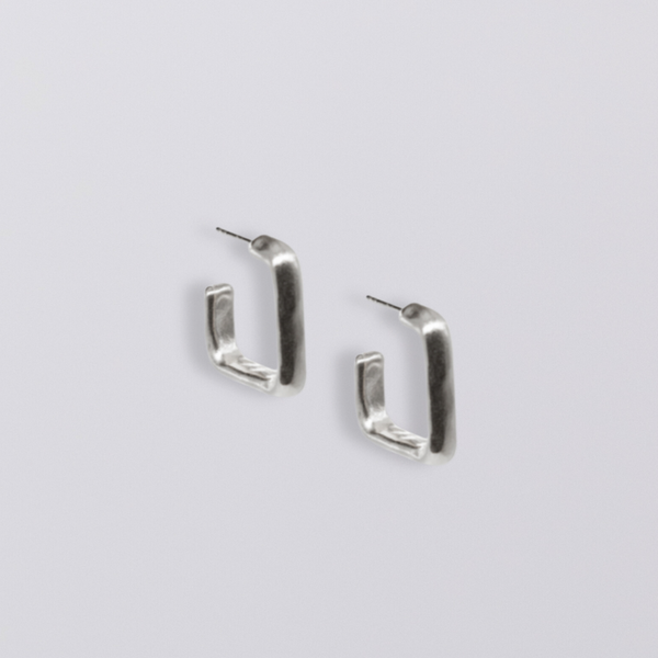 Carree Earrings - Sterling Silver