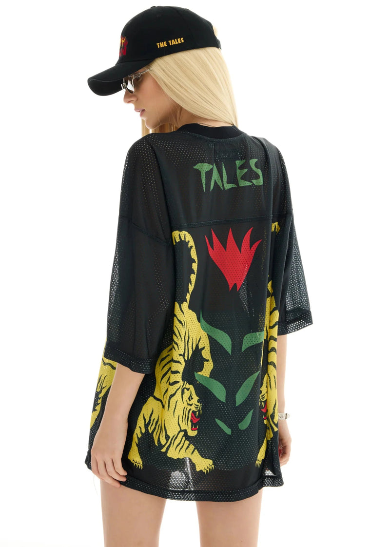 Crouching Tiger Football Jersey - Black