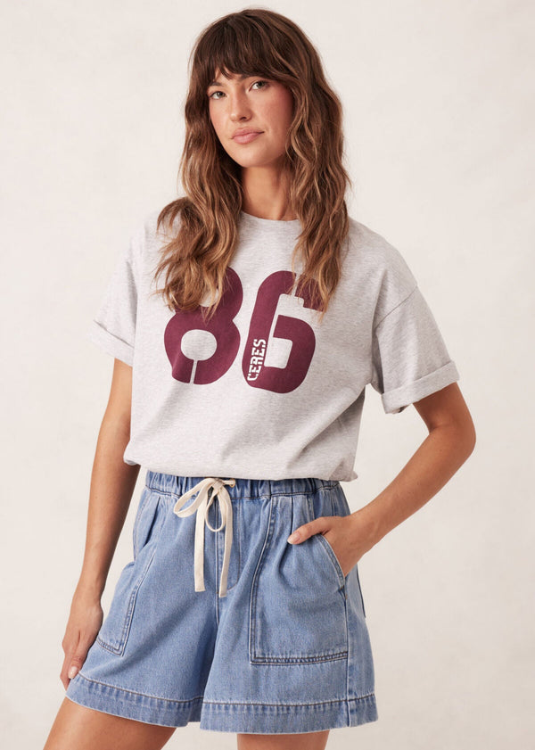 Darcy Relaxed Denim Short - Mid Blue Wash