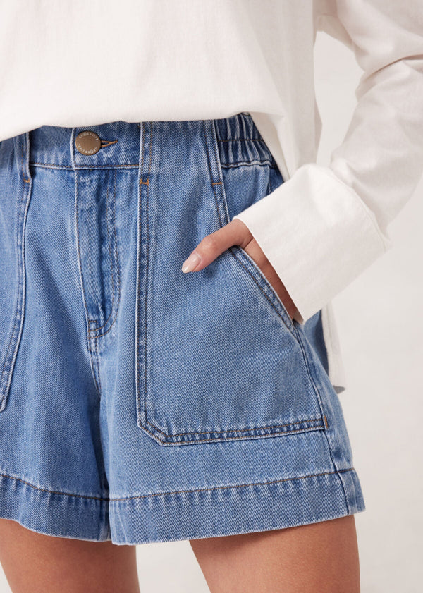 Weekender Short - Vintage Blue