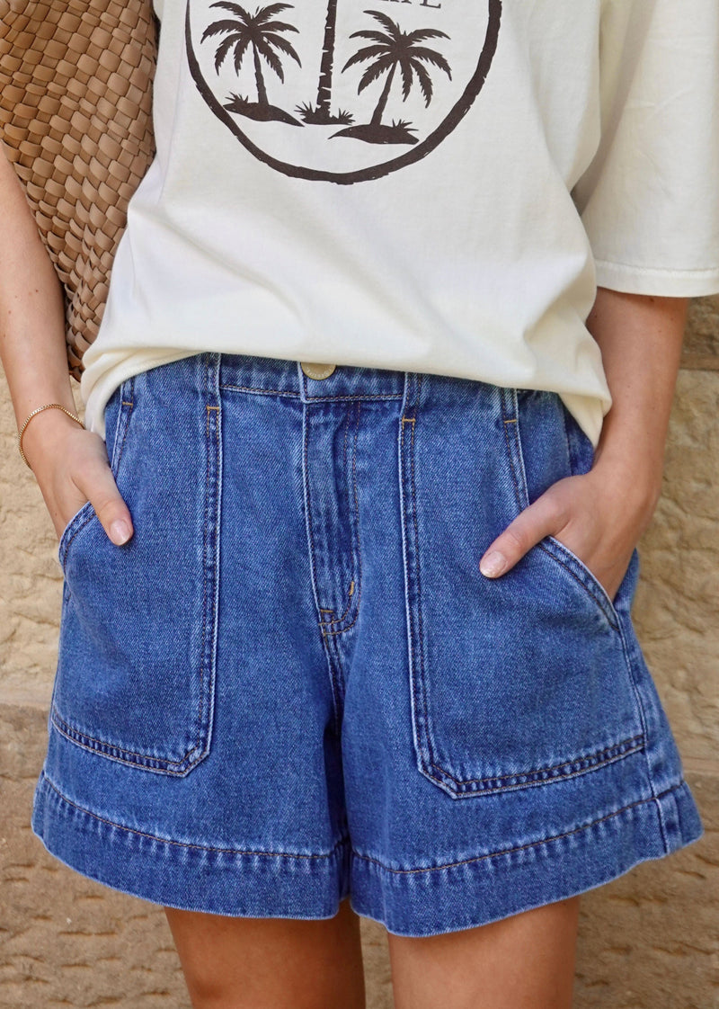 Weekender Short - Fresh Indigo