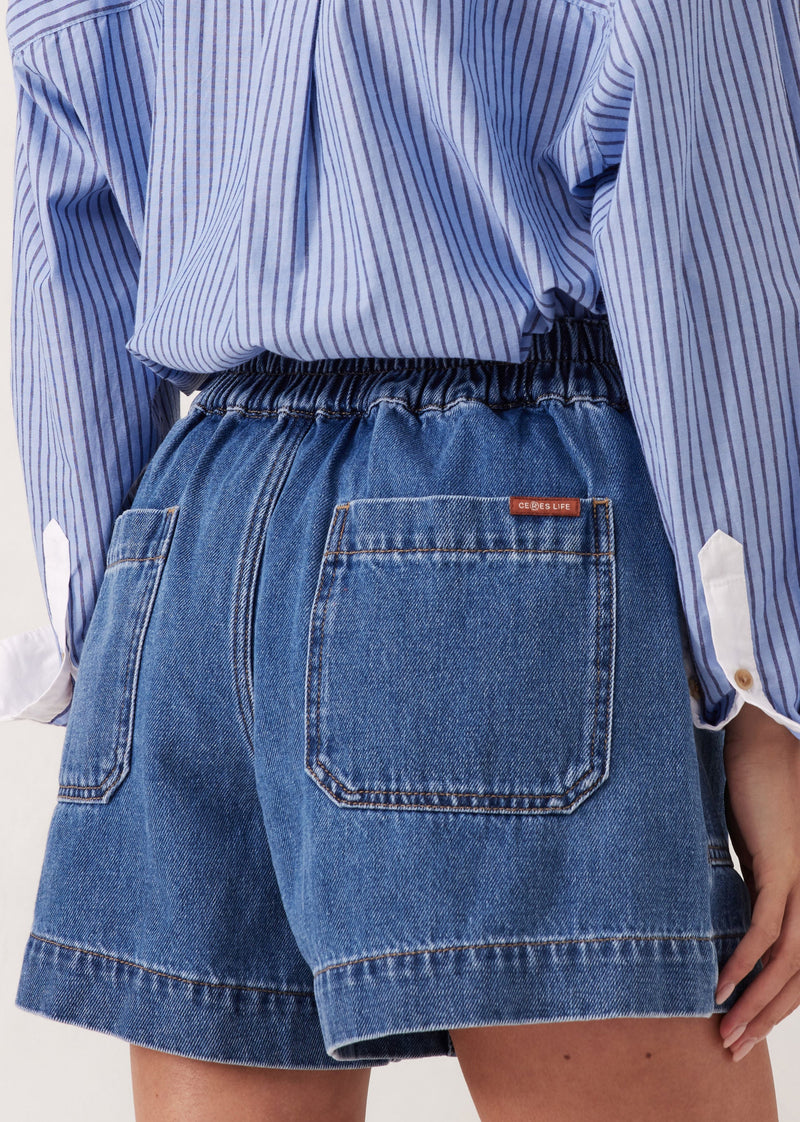 Weekender Short - Fresh Indigo