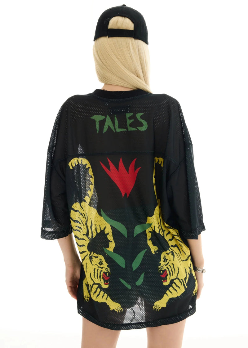 Crouching Tiger Football Jersey - Black