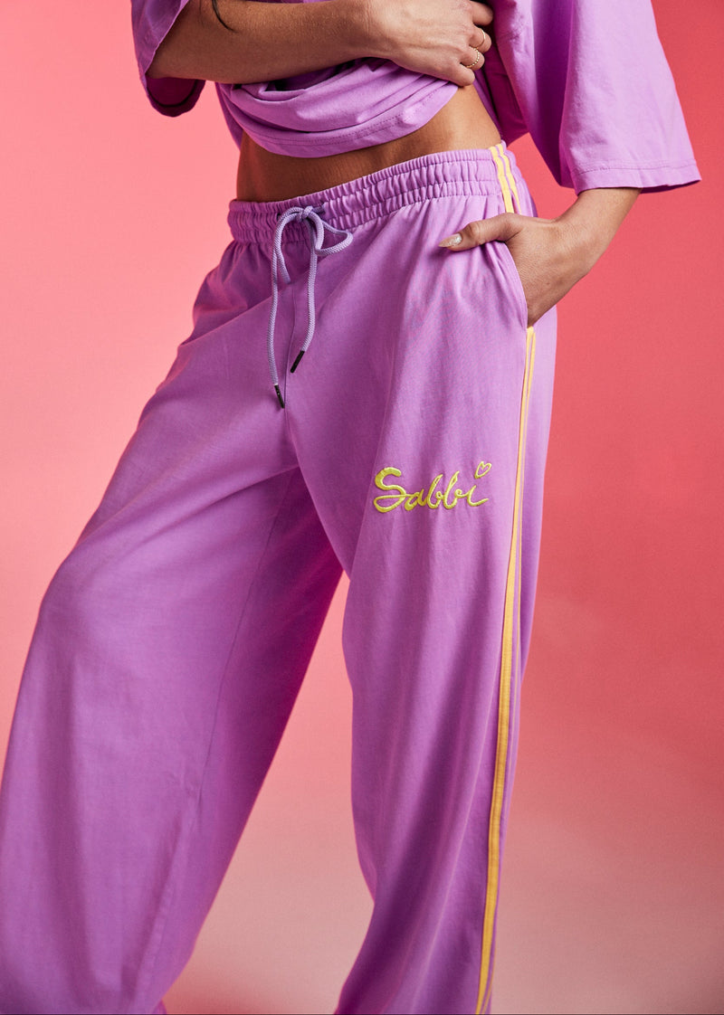The Chido Pants - Fluro Purple