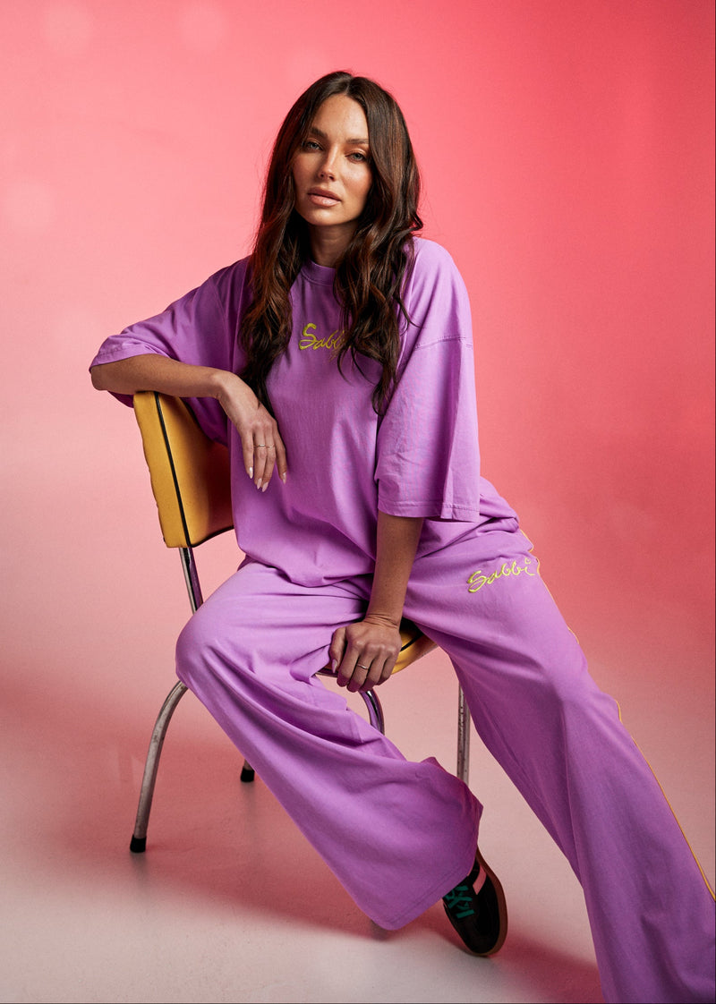 The Stand Out Tee - Fluro Purple