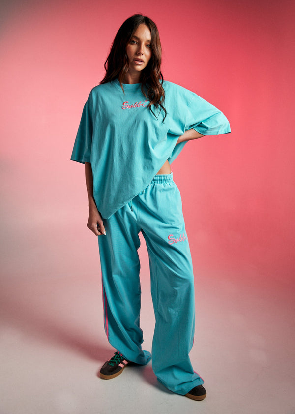 The Chido Pants - Fluro Blue