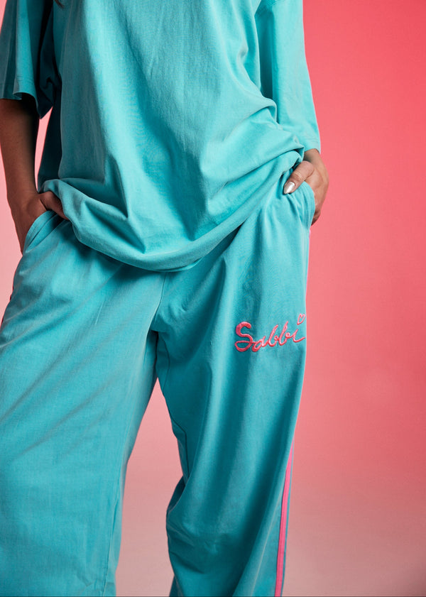 The Chido Pants - Fluro Blue