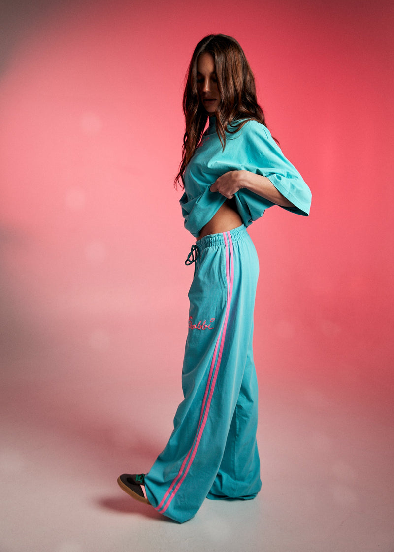 The Chido Pants - Fluro Blue