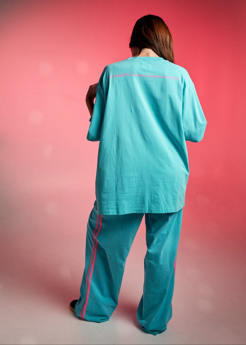 The Chido Pants - Fluro Blue