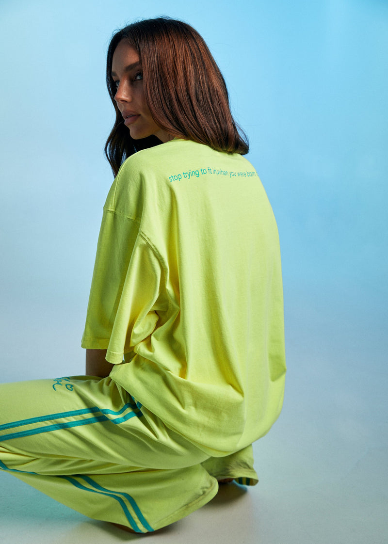 The Stand Out Tee - Fluro Yellow