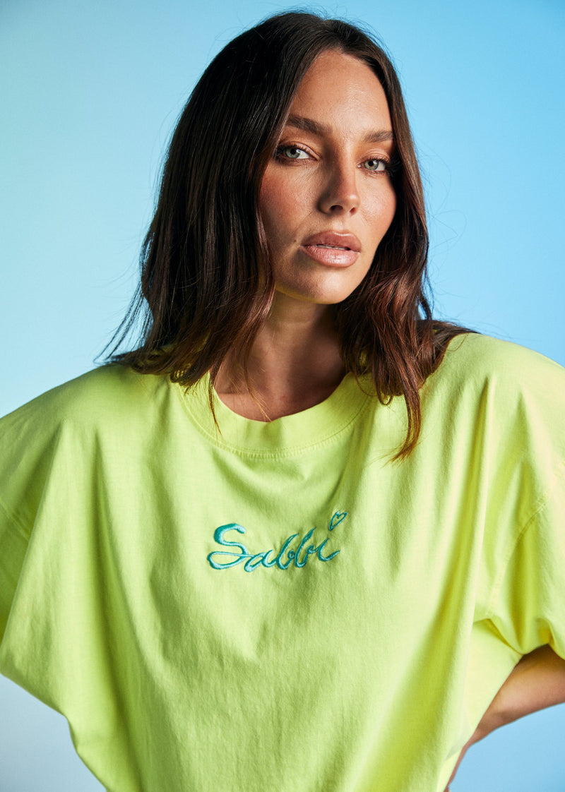 The Stand Out Tee - Fluro Yellow