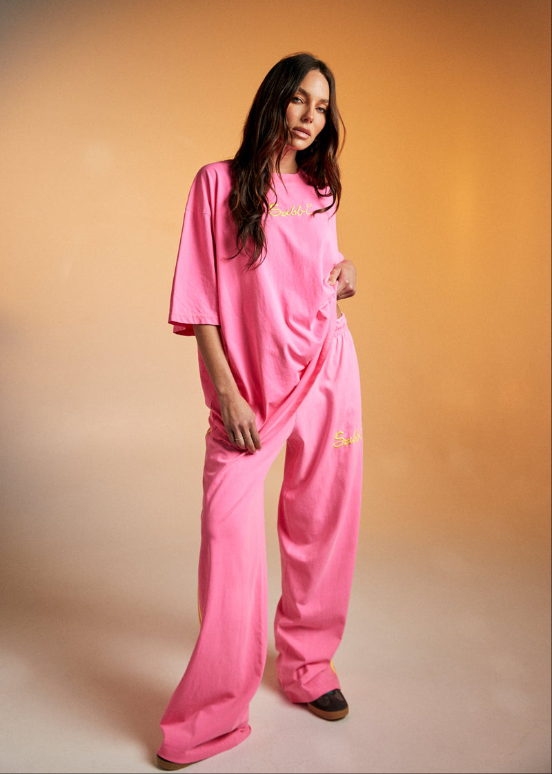 The Chido Pants - Fluro Pink
