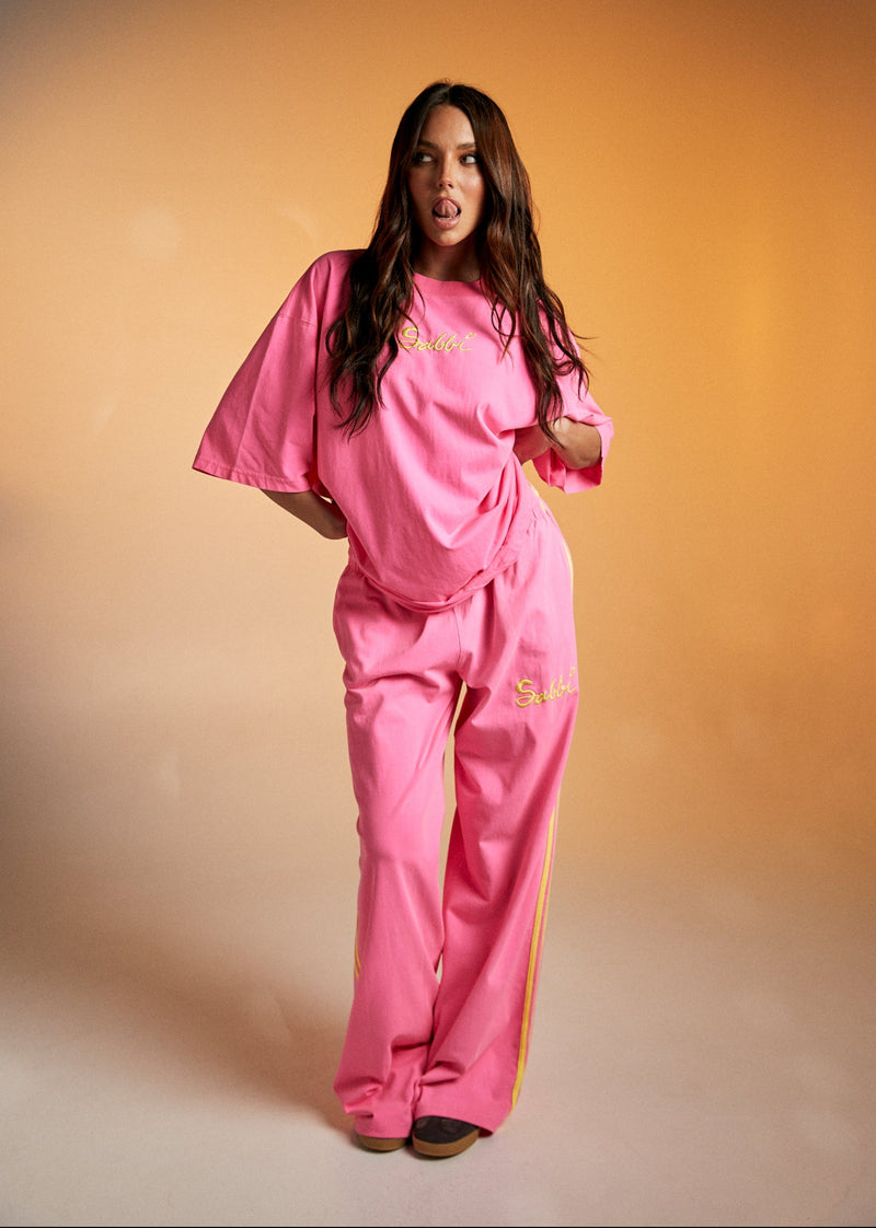 The Chido Pants - Fluro Pink