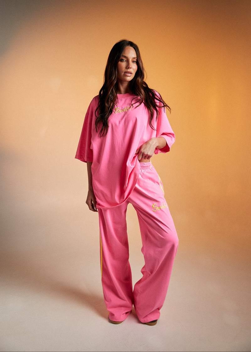 The Chido Pants - Fluro Pink