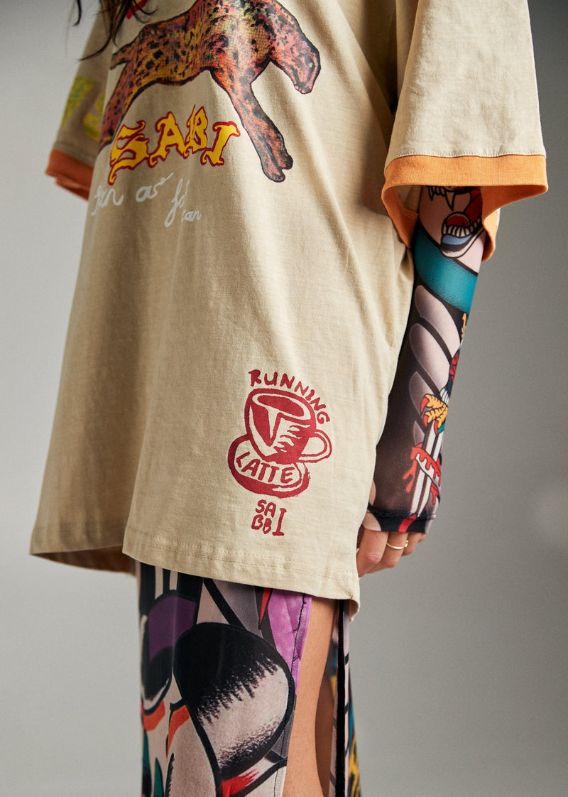 The Run Club Tee - Beige