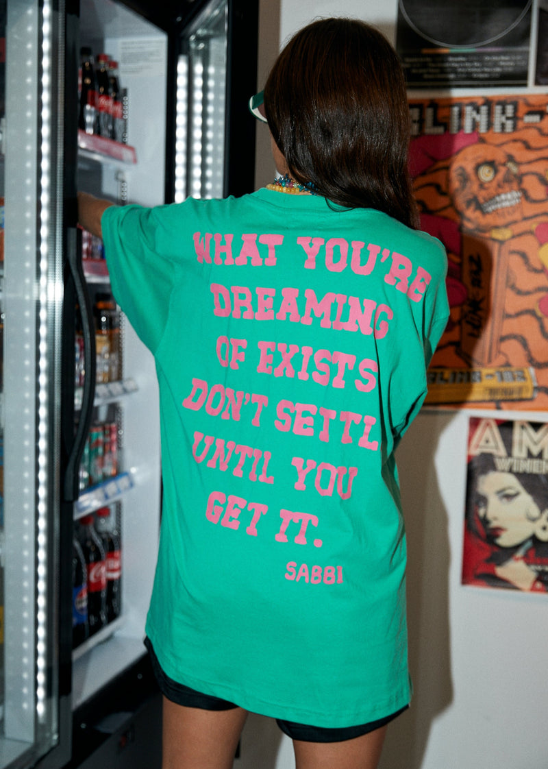 The Very Oversized Self Love Club Tee - Green