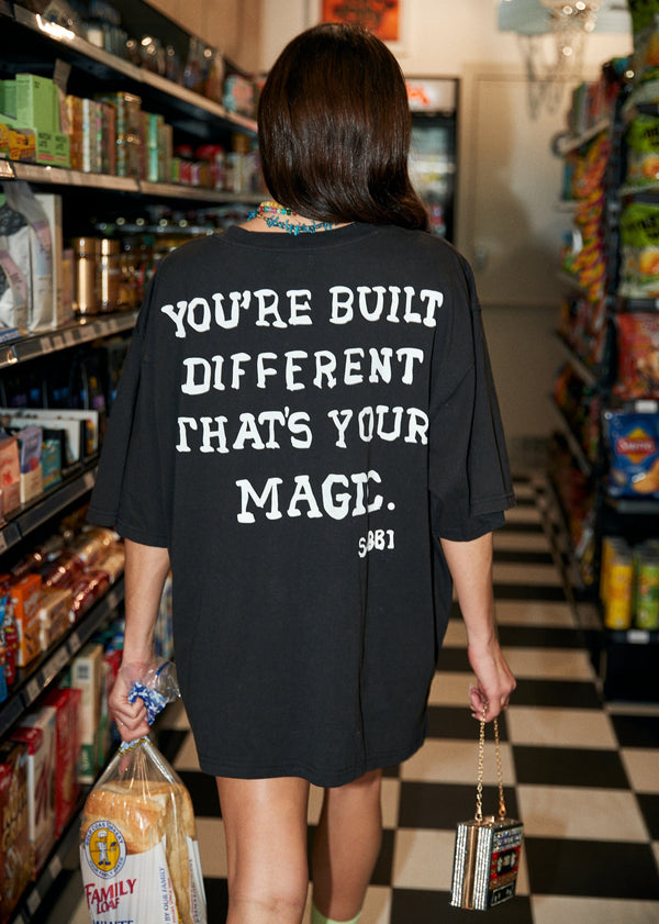 The Very Oversized Self Love Club Tee - Black