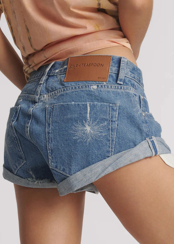 Bandits Low Waist Denim Short - Ocean Blue