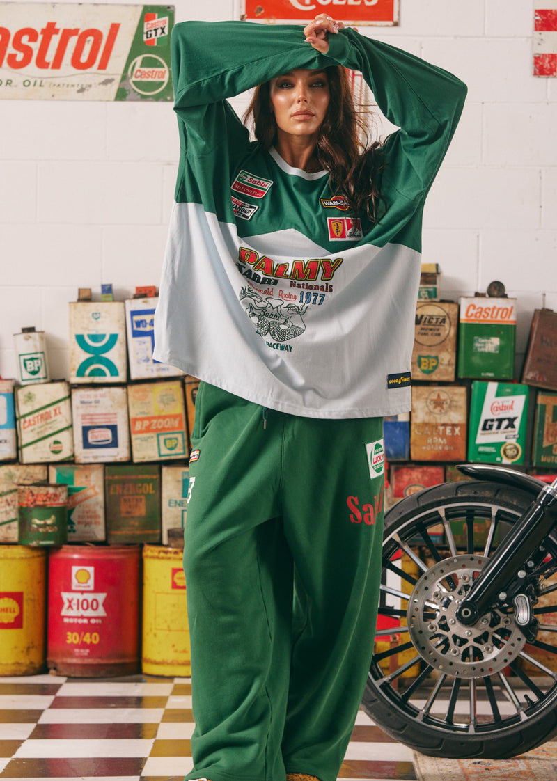 The Mermaid Racing LONG SLEEVE SHIRT - Green