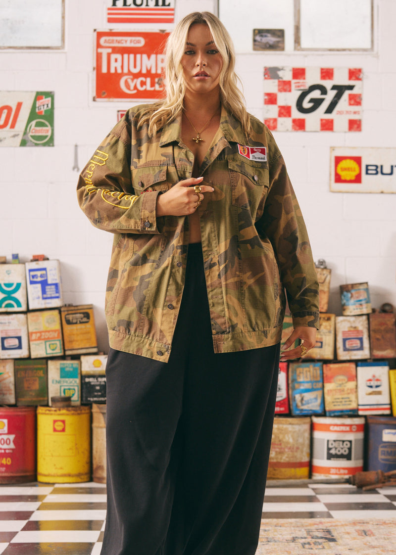 The Flying Mermaid Jacket - Camo