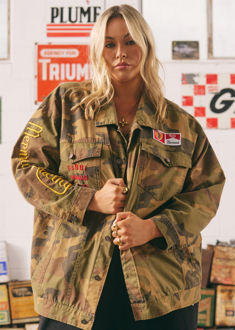 The Flying Mermaid Jacket - Camo