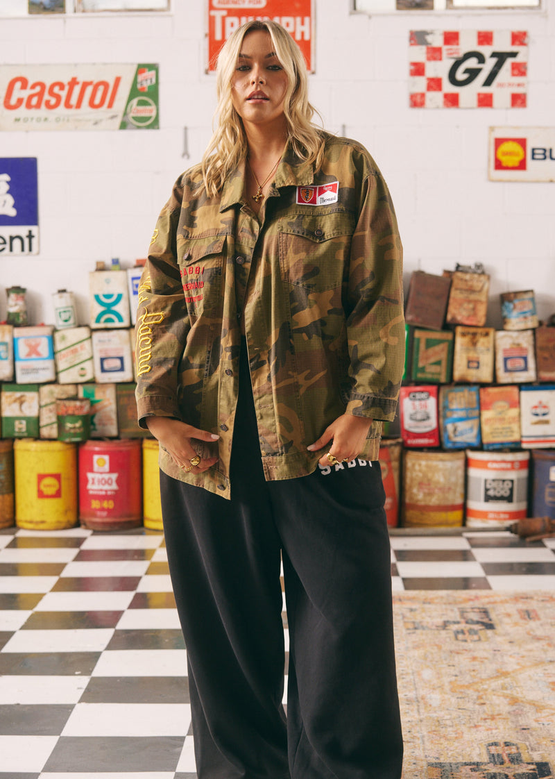 The Flying Mermaid Jacket - Camo