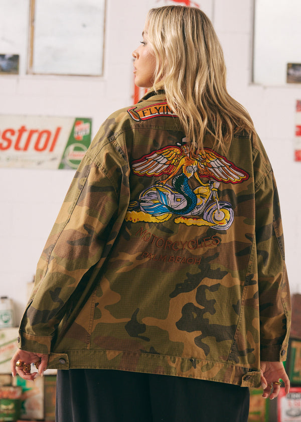 The Flying Mermaid Jacket - Camo