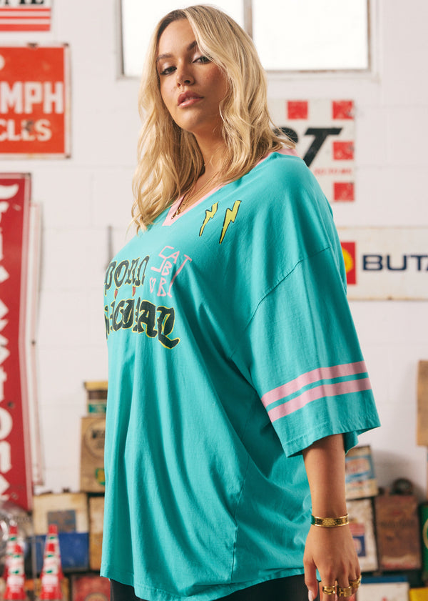 The Very Oversized Born Original Tee - Teal