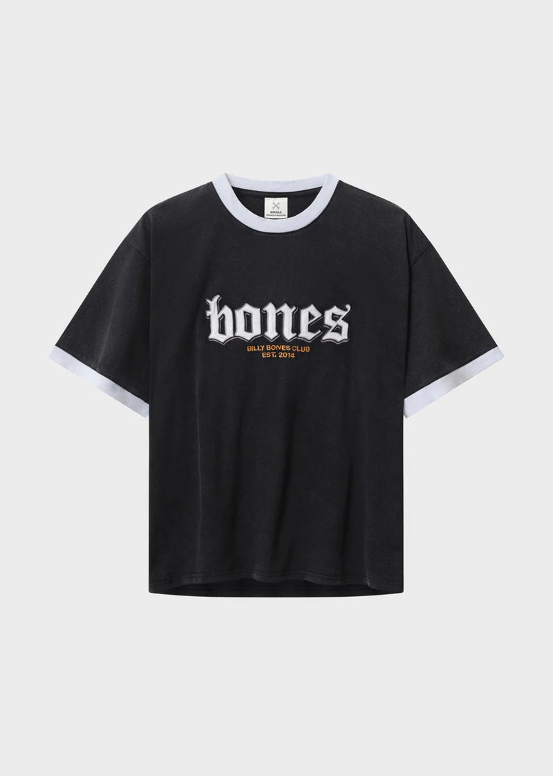 Bone Classic Ringer Tee - Black/White