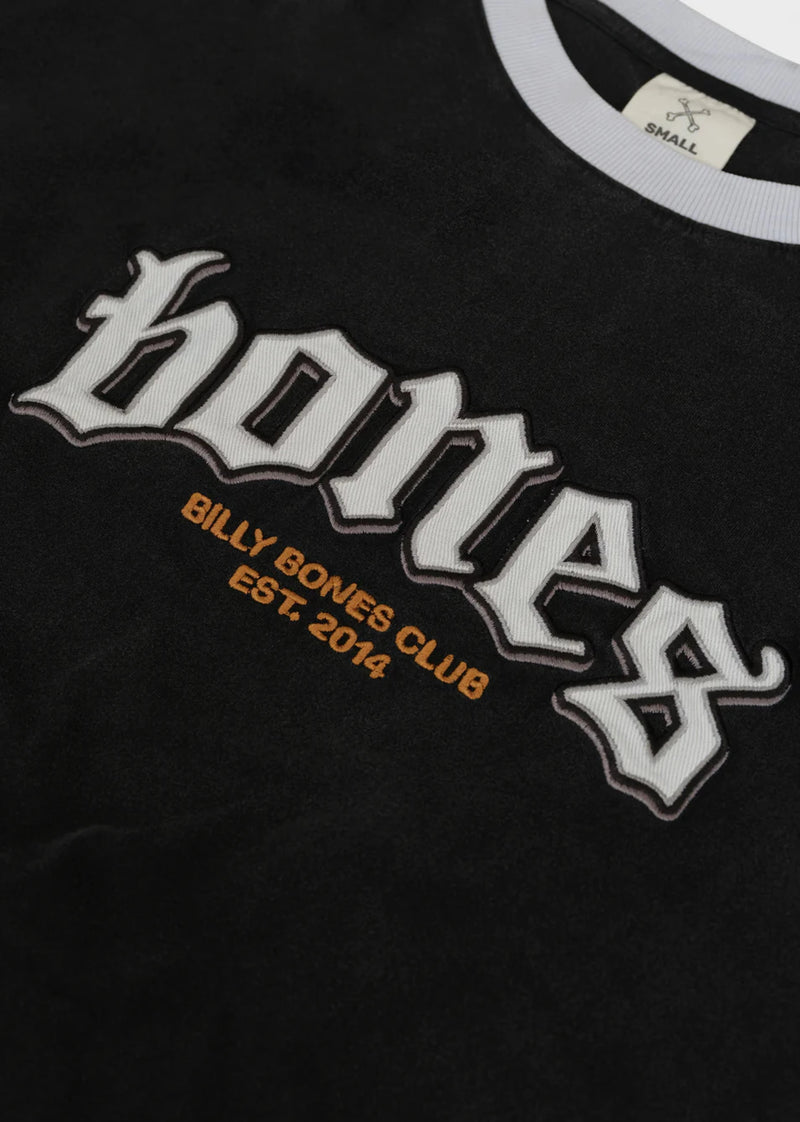Bone Classic Ringer Tee - Black/White