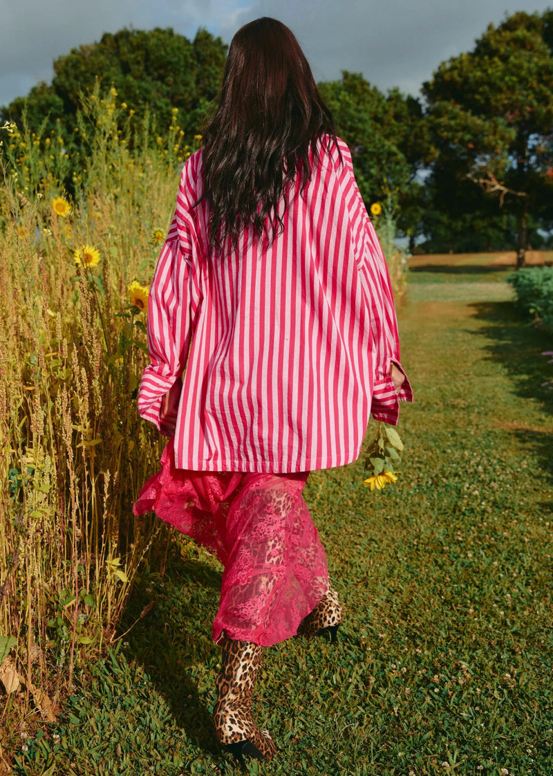 The Don Julio Shirt - Pink Stripe