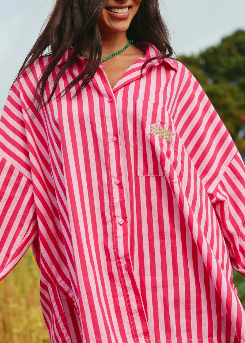 The Don Julio Shirt - Pink Stripe