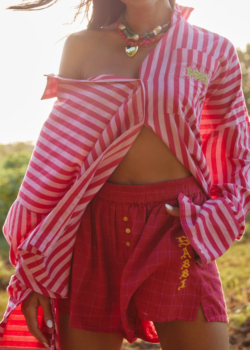 The Don Julio Shirt - Pink Stripe