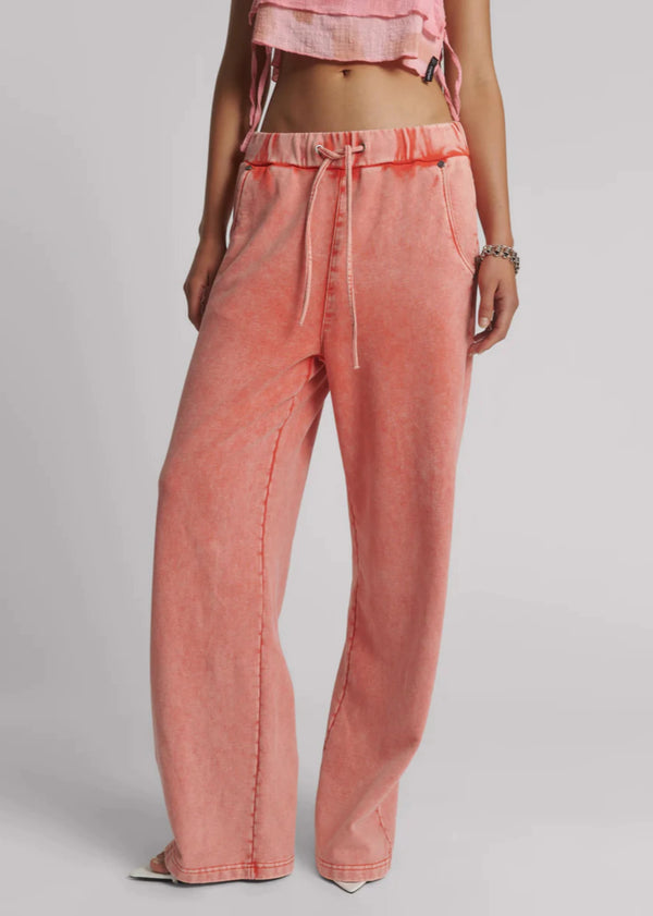 Hyper Coral Wide Leg Pant