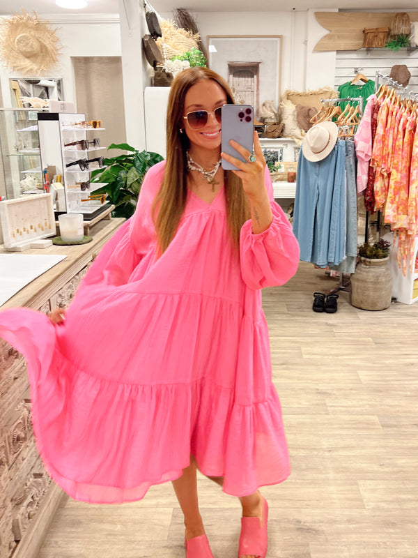 Dahla Dress - Pink