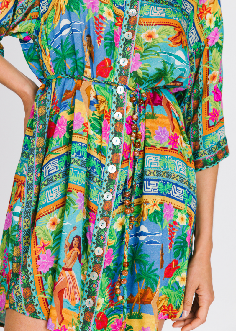 Lois Shirt Dress - Tiki