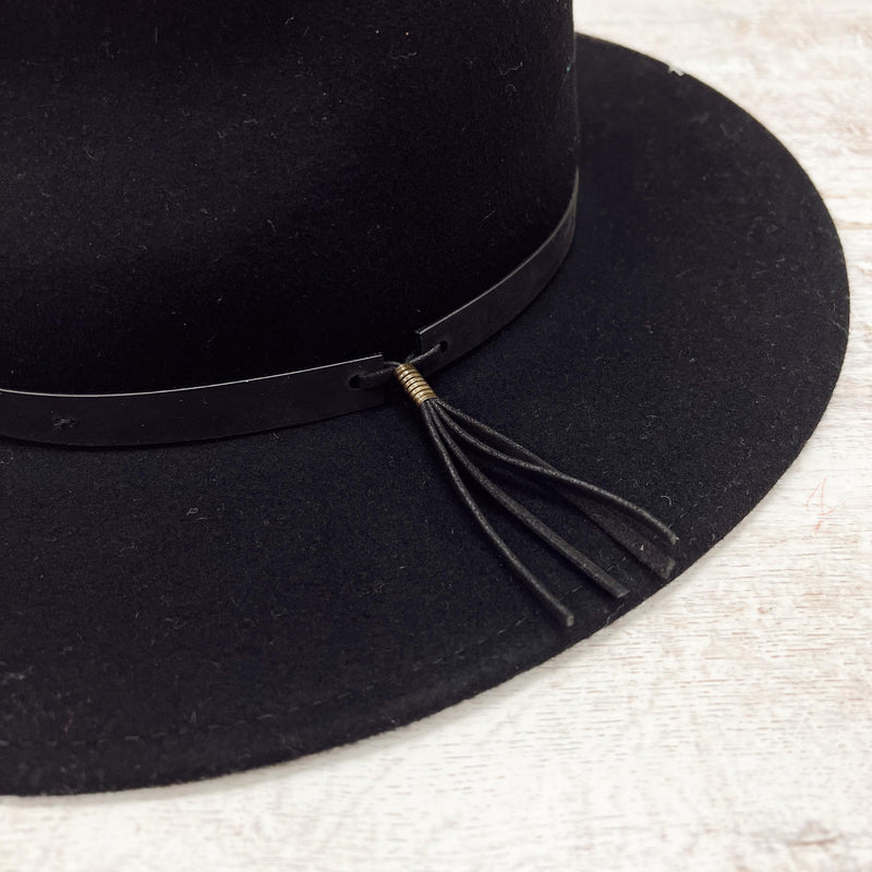 Ricki Panama Hat - Black