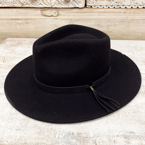 Ricki Panama Hat - Black