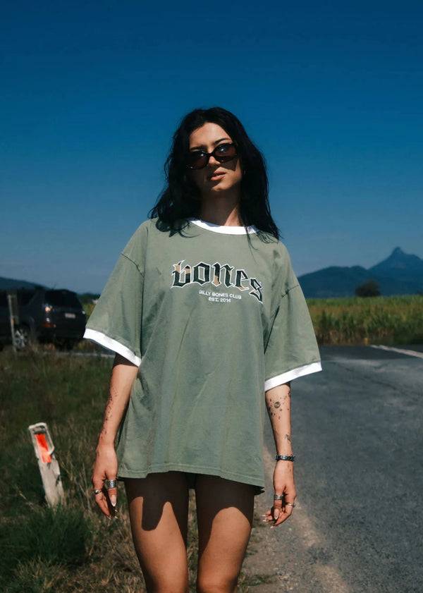 Bone Classic Ringer Tee - Camo