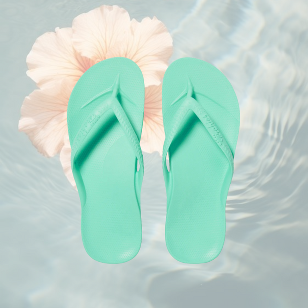 Arch Support Thongs - Mint
