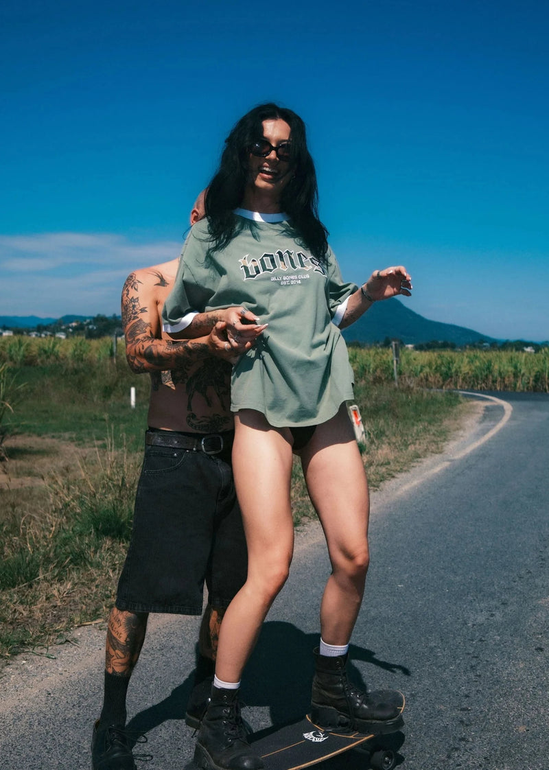 Bone Classic Ringer Tee - Camo