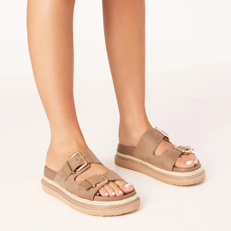 Alder Sandals - Fawn Suede