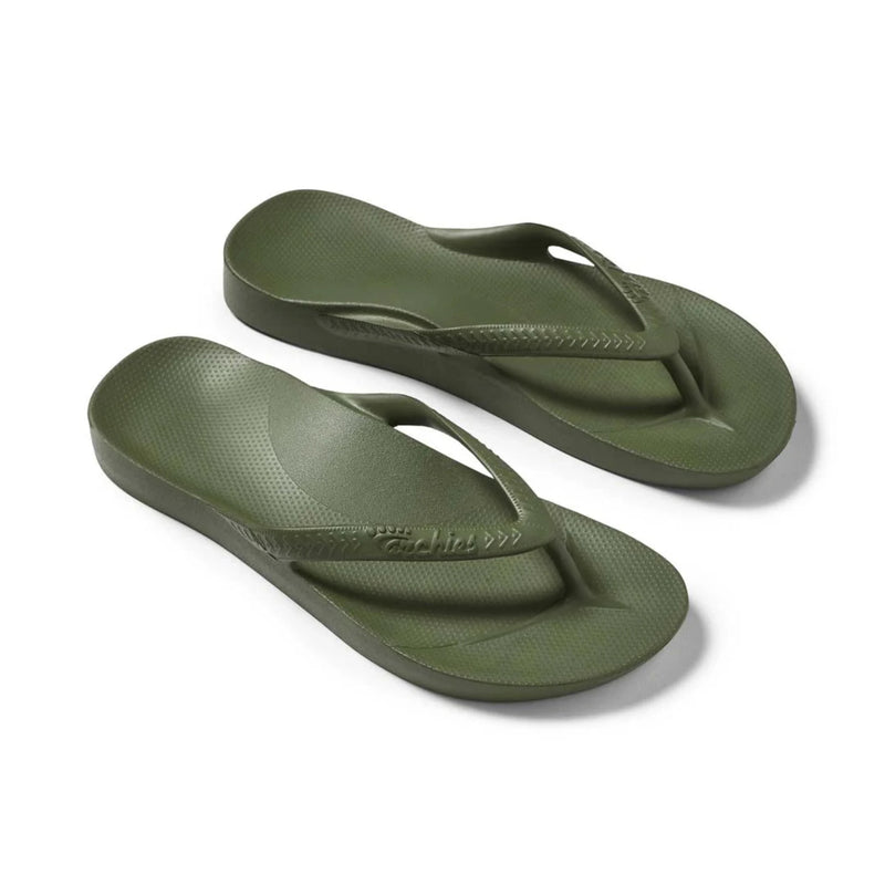 Arch Support Thongs - Khaki