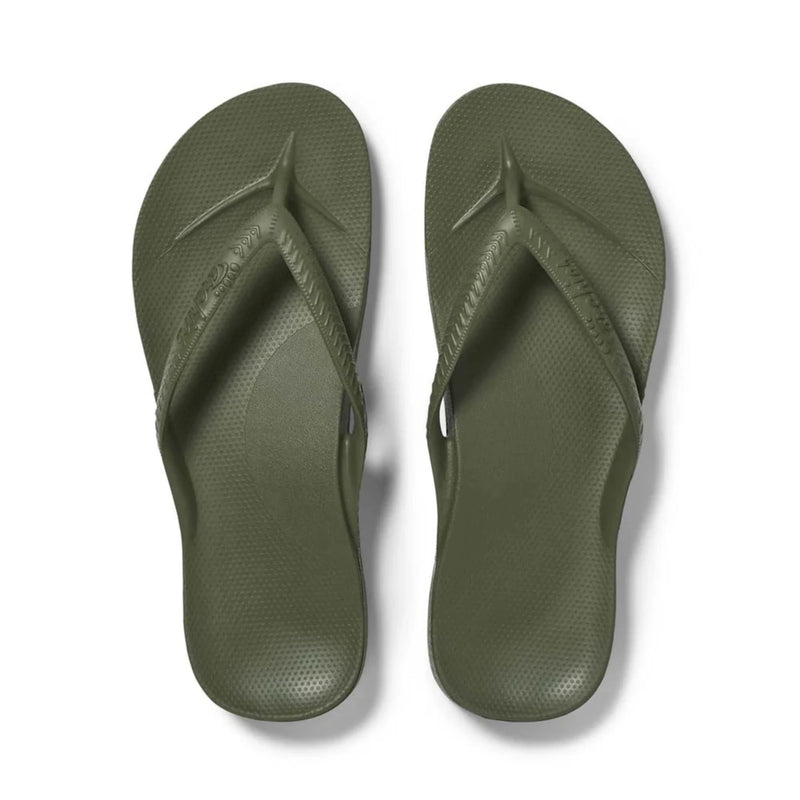 Arch Support Thongs - Khaki