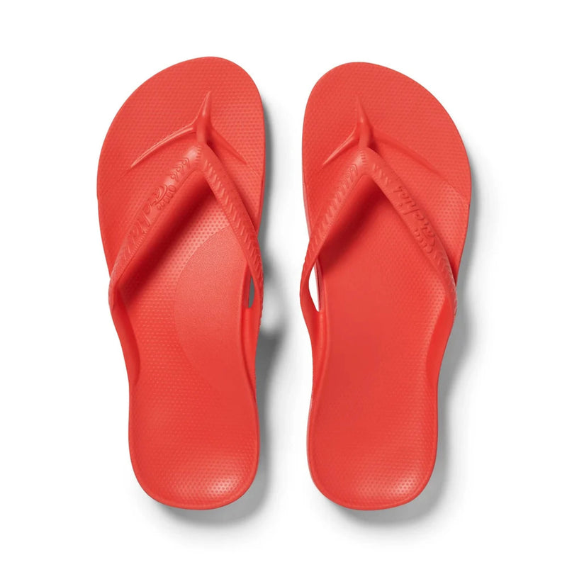 Arch Support Thongs - Coral