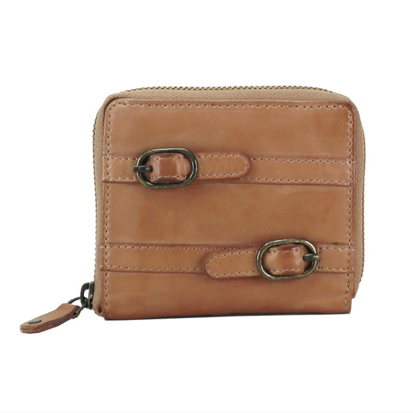 Asher Leather Wallet - Taupe